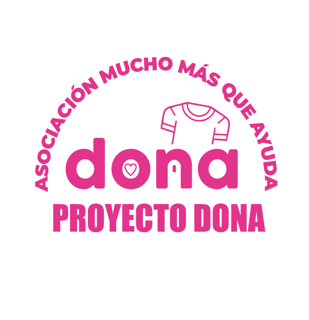 Logo mucho mas que ayuda proyecto dona